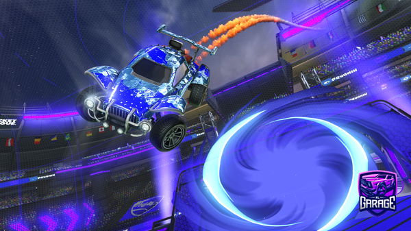 A Rocket League car design from Catroll111