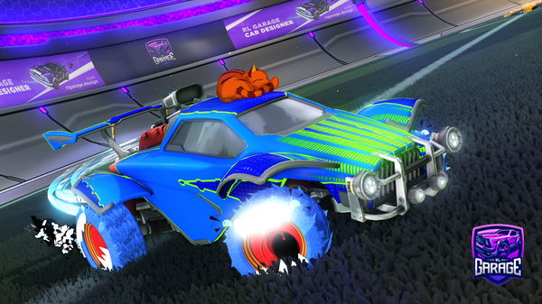 A Rocket League car design from Yden102