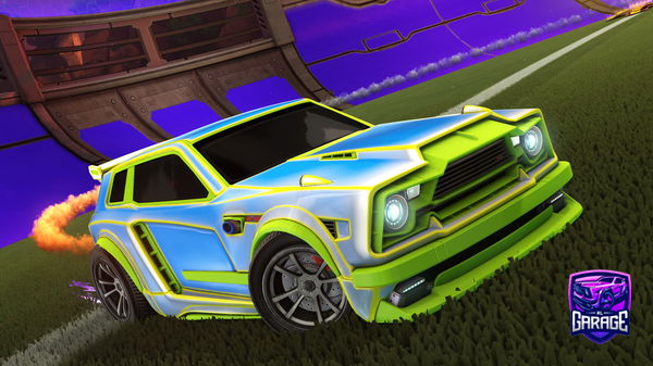 A Rocket League car design from nitro37
