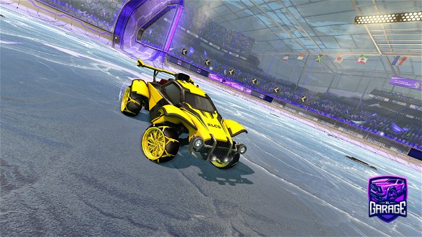 A Rocket League car design from RexPowersY