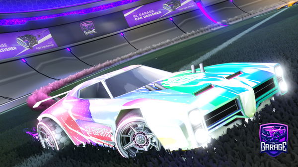 A Rocket League car design from Rooler