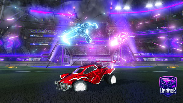 A Rocket League car design from cloudtsu