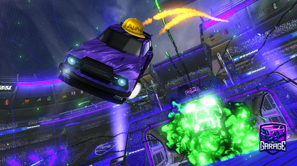 A Rocket League car design from Mrblackzomba