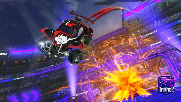 A Rocket League car design from hllk