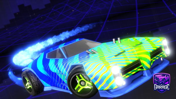 A Rocket League car design from X2AJW