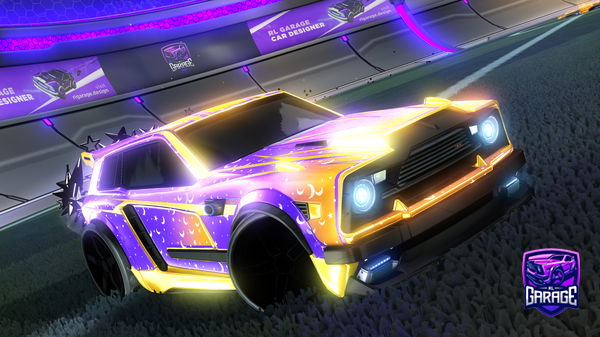 A Rocket League car design from GooseXL