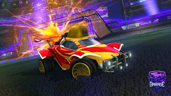 A Rocket League car design from Midnight7x