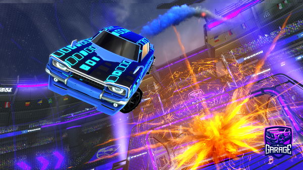 A Rocket League car design from BurntSiennaEndo