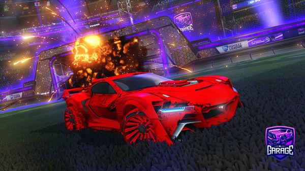 A Rocket League car design from Gam3rBoy11