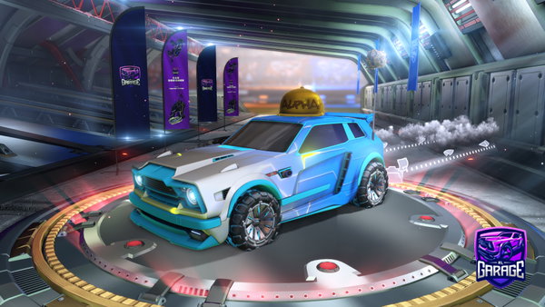 A Rocket League car design from Golden2012