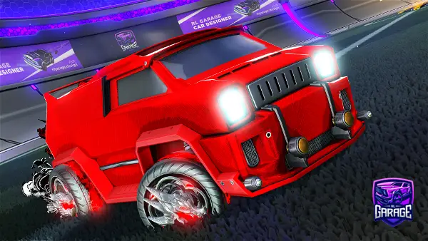 A Rocket League car design from Donkle
