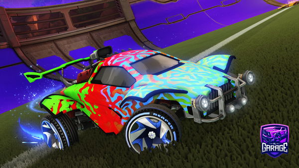 A Rocket League car design from Verrkami