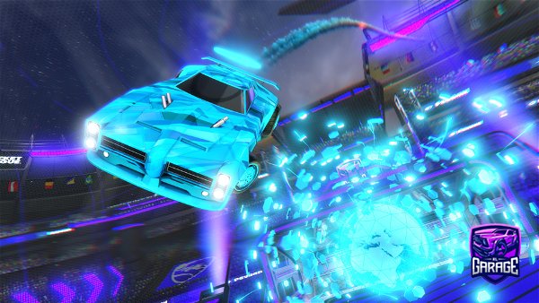 A Rocket League car design from Thermcll
