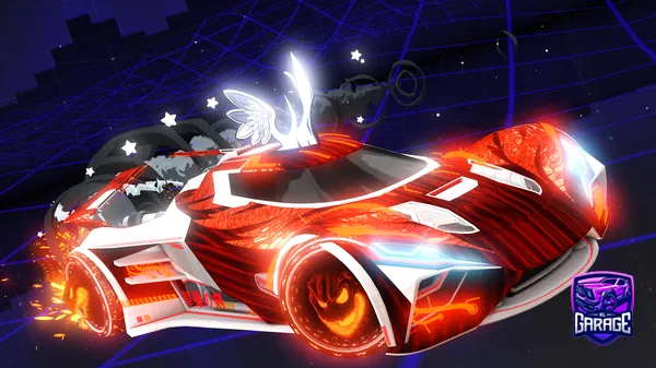 A Rocket League car design from WhiteHarlequin