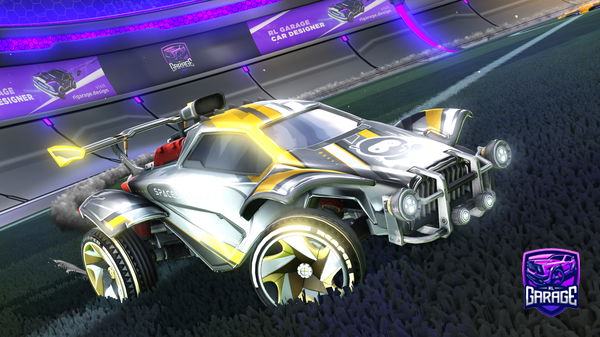 A Rocket League car design from agntbubblz