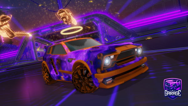 A Rocket League car design from srabber