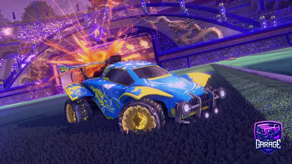 A Rocket League car design from Popkillza