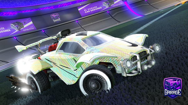 A Rocket League car design from skrrrtt420