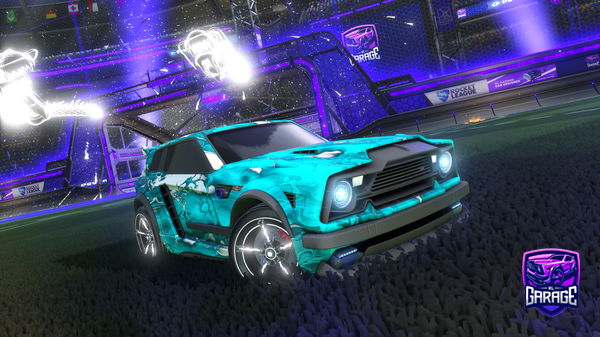 A Rocket League car design from Zestydawn