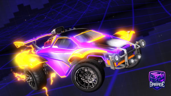 A Rocket League car design from McLarenpro