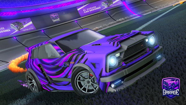A Rocket League car design from teitogl11