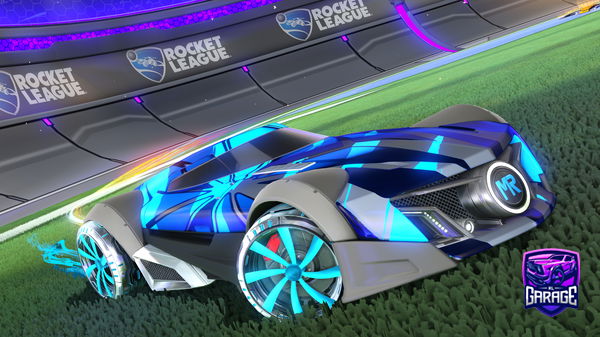 A Rocket League car design from SideXues