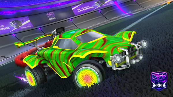 A Rocket League car design from Apr12