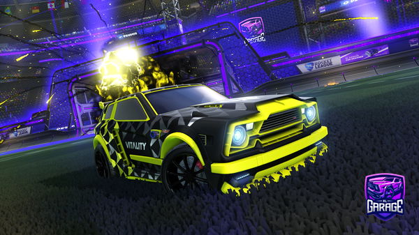 A Rocket League car design from qSebiii