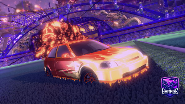 A Rocket League car design from Gosho