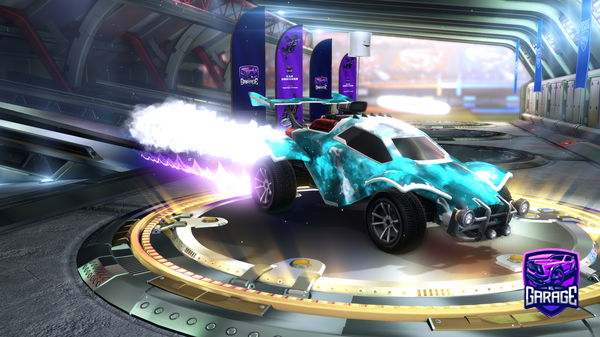 A Rocket League car design from Poshlady