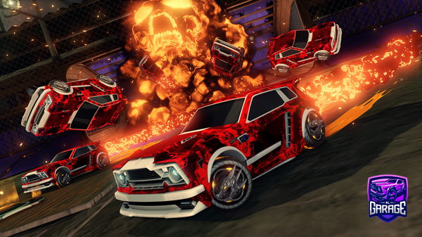 A Rocket League car design from CallMe_HAMZA