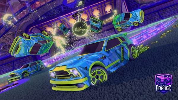 A Rocket League car design from GKNNN