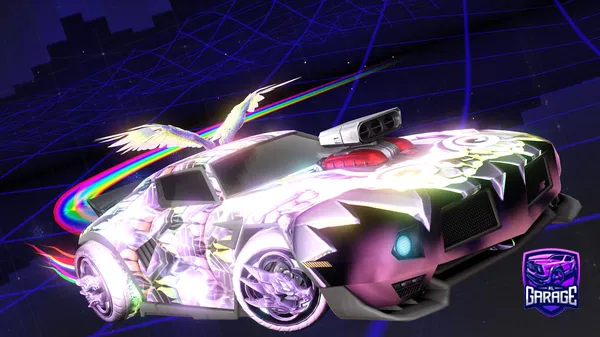 A Rocket League car design from TopBinner