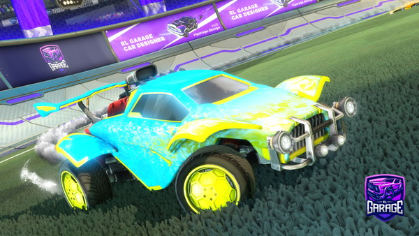 A Rocket League car design from henzlad