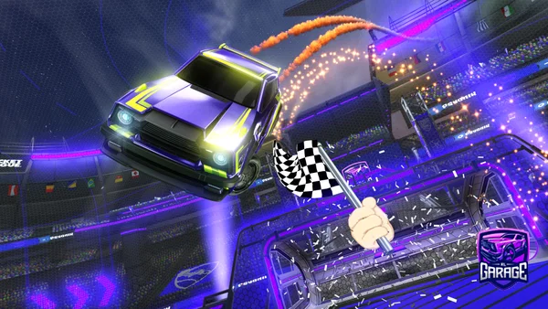 A Rocket League car design from theydontknowmeson