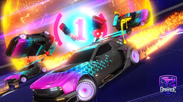 A Rocket League car design from The_W0lff