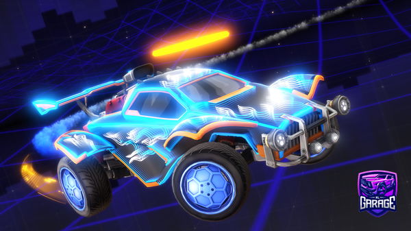 A Rocket League car design from LK19_NBSC