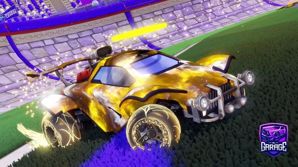 A Rocket League car design from Aztek2800