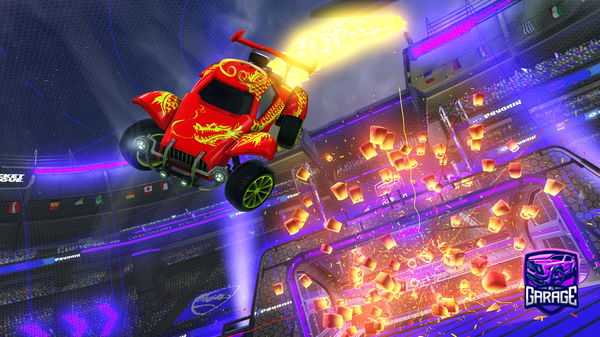 A Rocket League car design from evaporcorvo