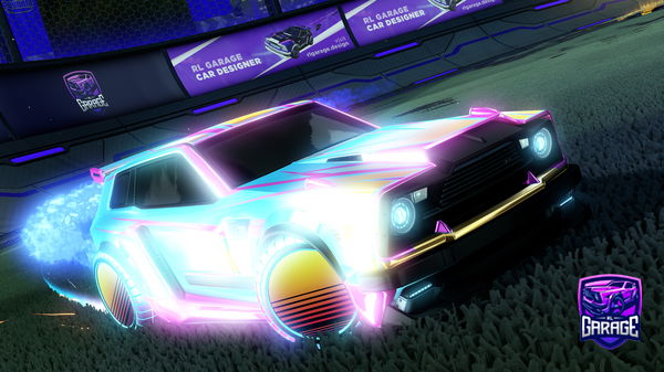 A Rocket League car design from icelemon