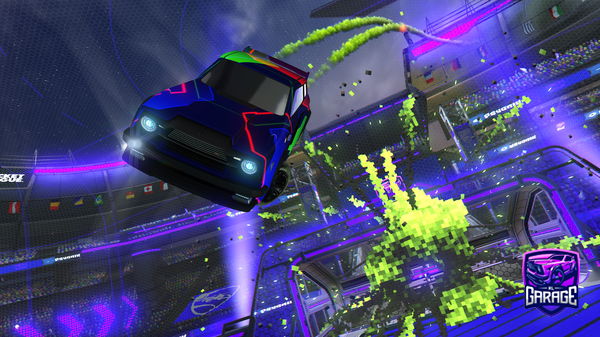 A Rocket League car design from Corbi4k