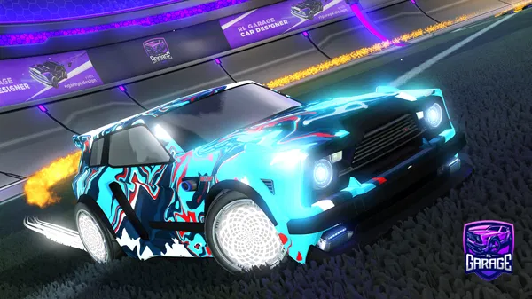 A Rocket League car design from Verrkami