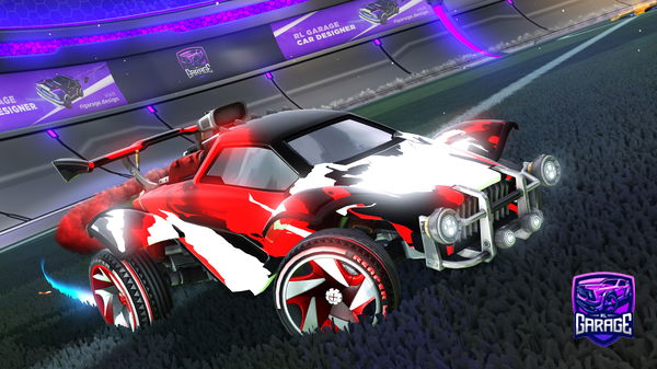 A Rocket League car design from SpaceCoyoteKACHOW