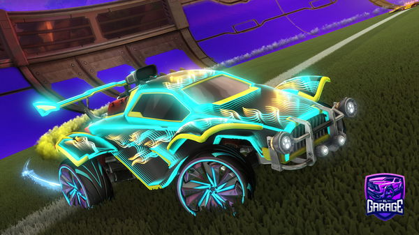 A Rocket League car design from HarryonLSD2534