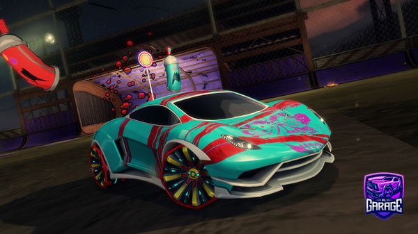 A Rocket League car design from Kugelmagnet69
