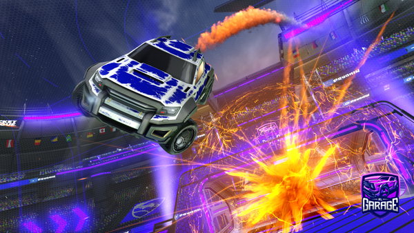 A Rocket League car design from JuiCYbunnzz