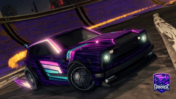 A Rocket League car design from Alphxzx