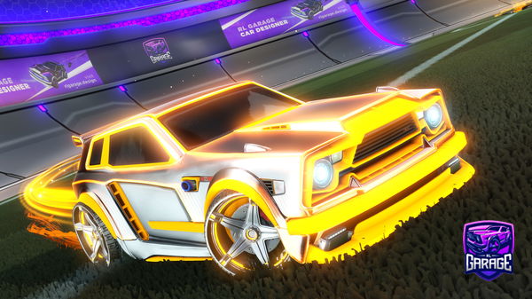 A Rocket League car design from Staticklips