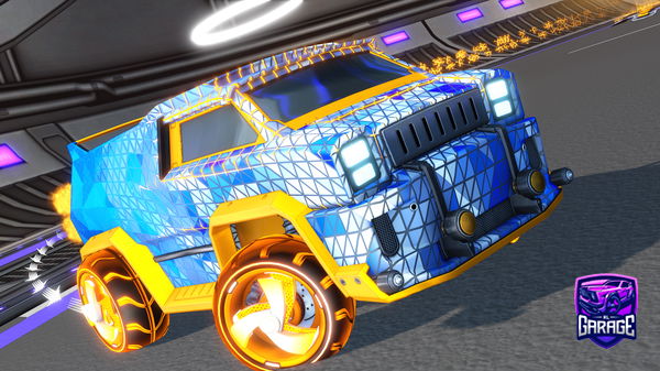 A Rocket League car design from palmtreezs