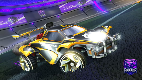 A Rocket League car design from VSlux